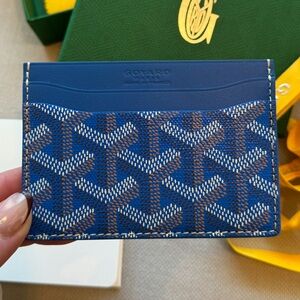 NWT💙GOYARD💙Goyardine Saint Sulpice Card Holder